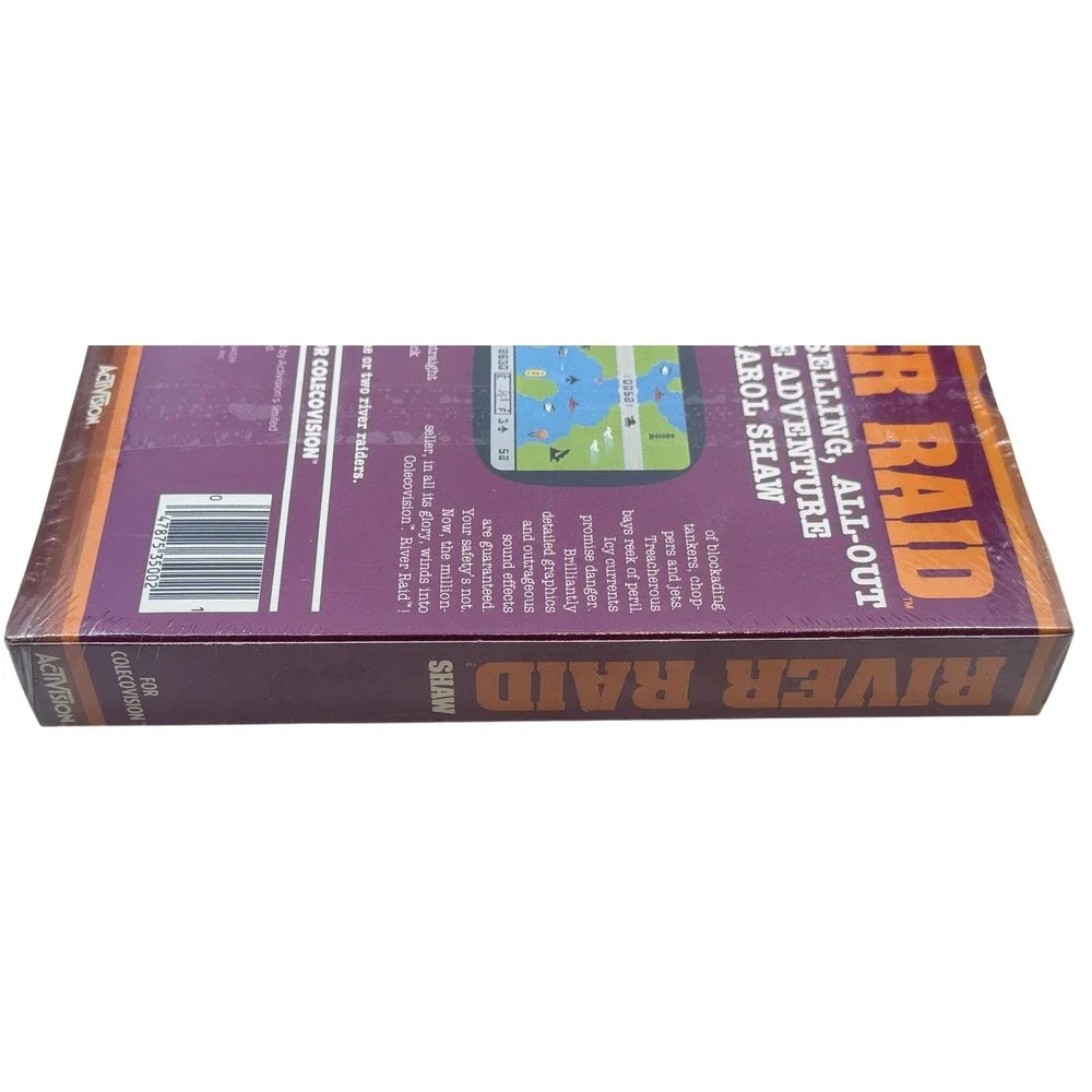 Activision River Raid ColecoVision Video Game Carol Shaw VS-002-02 New Sealed